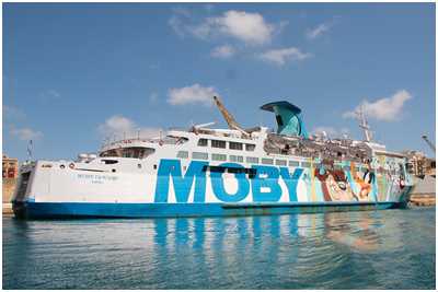 Ro-Pax-Fährschiff Moby Fantasy